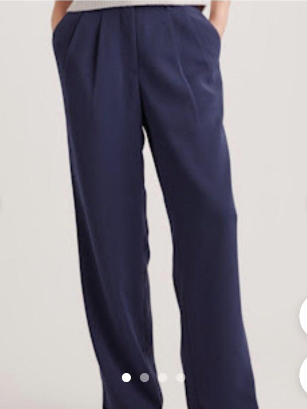 Quince Women's Navy Trousers